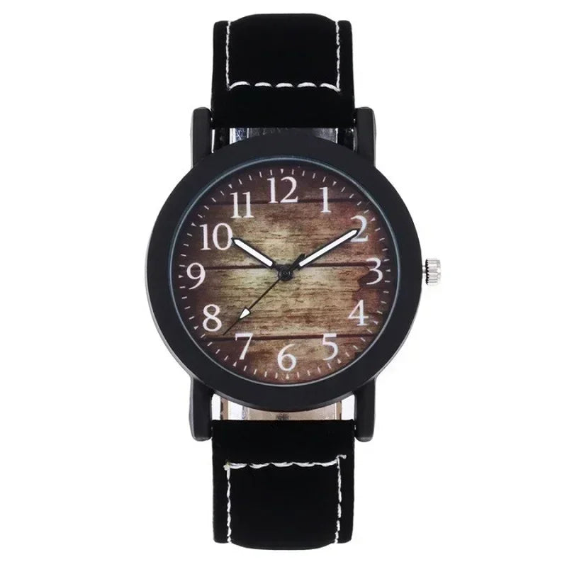 Hot Sell New Fashion Wrist Watch Large Dial PU Women Watch Ladies Quartz Wristwatches For Woman Clock Female Clock